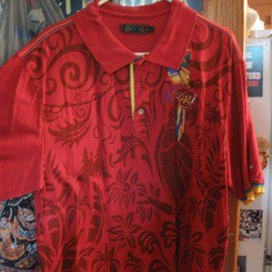 TRUE VINATAGE COOGI Parrot Polo Shirt 3XL